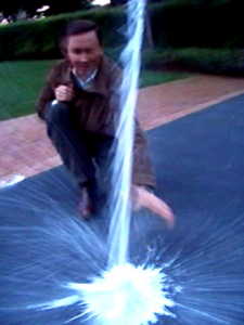 Baking Soda and Vinegar. Be careful, this one exploded.