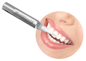 Whiter Image Pen in Use (found in Overnight Teeth Whitening Kits)